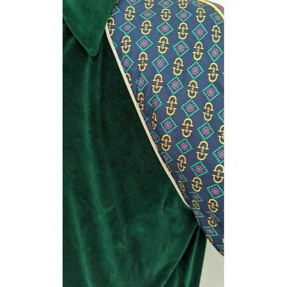 NWT Gucci Men's Bi-Material Oversize Jacket Horsebit Print Size XS (MSRP $2,200) - Picture 7 of 12